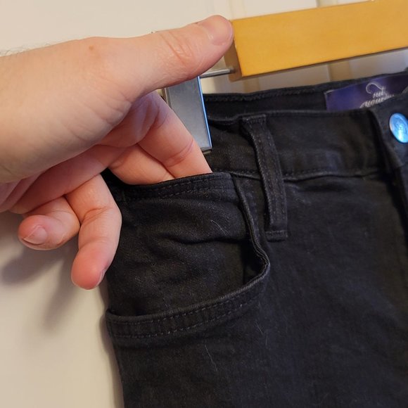 NYDJ Not Your Daughter's Jeans Black Gemstone Embellished Jeans - Picture 3 of 8